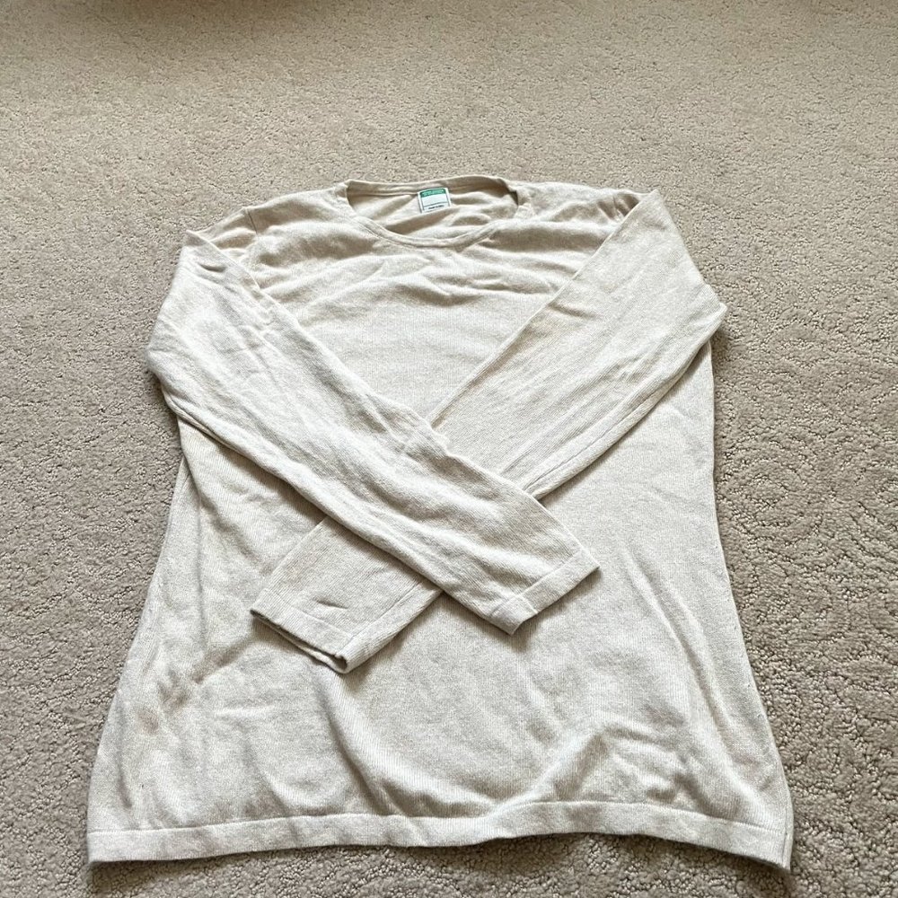 United Colors of Benetton baselayer angora sweater